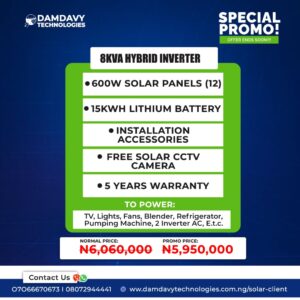 8KVA/15KWH LITHIUM BATTERY
